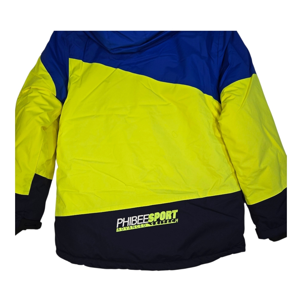 PHIBEE Youth, See Sizing, Colorblock Hooded, Zip Up Ski Jacket-NWT - Picture 12 of 16